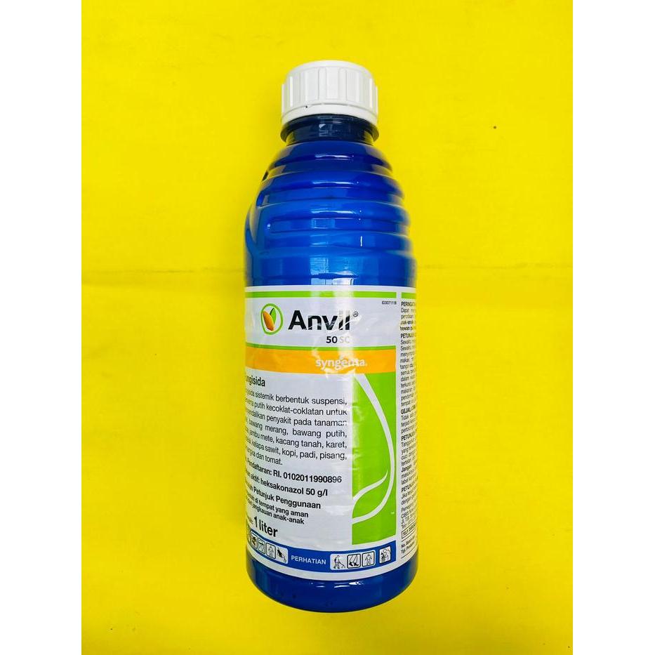 ` Fungisida sistemik ANVIL 50sc dari syngenta berat Isi 1 liter
