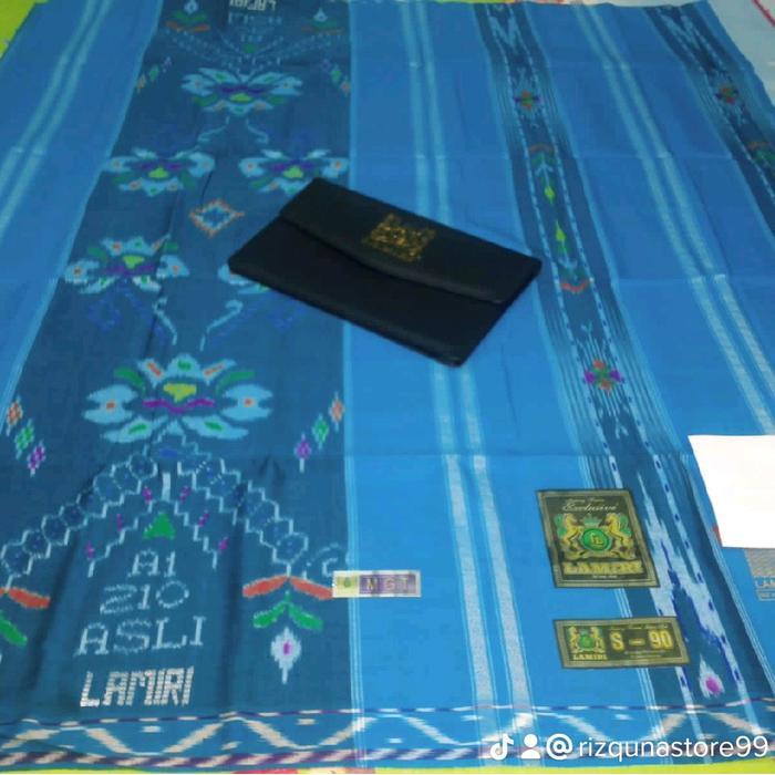 Serba Serbi Sarung Tenun Lamiri Sutra Mgt Gunung Kecil Liris Songket Jahit Tengah Rapi Sutra