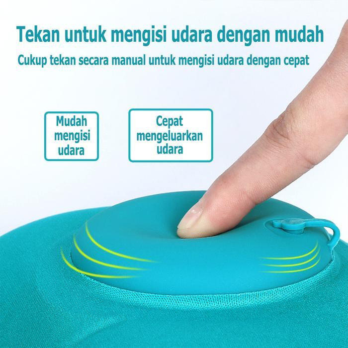 HIGH SELECT Bantal Tiup Bantal U Bantal Leher Tiup Dengan Tekanan Bantal Leher Tiup Untuk Perjalanan