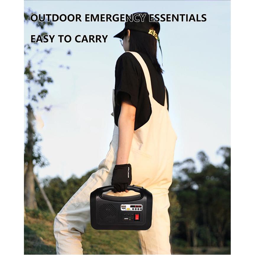 Multifungsi Lampu Senter Speaker Bluetooth Lampu Tenaga Surya Solar Panel Tenaga Matahari VDR