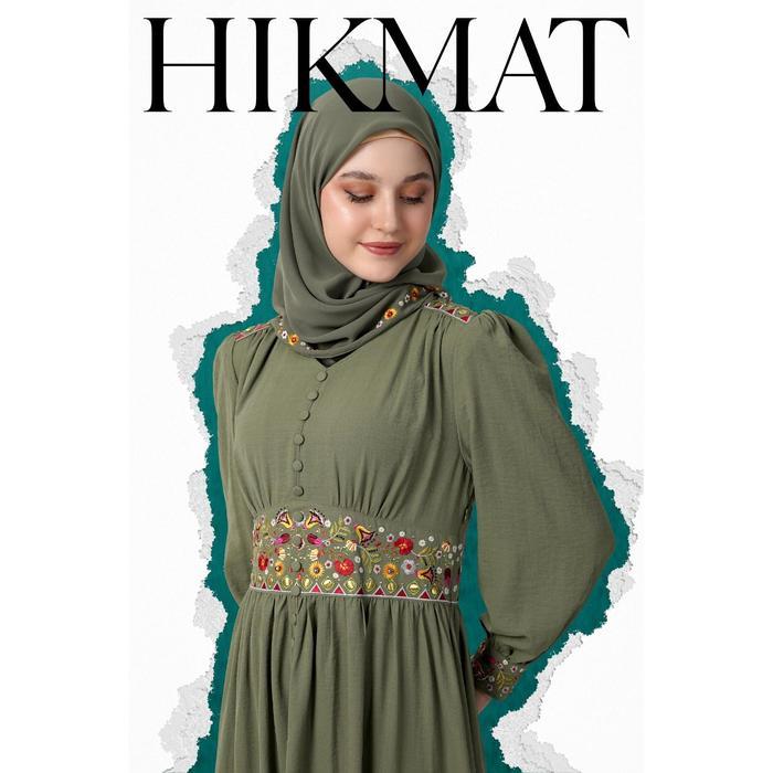 Hikmat Fashion Original A1218 Abaya Hikmat Noerbutikmuslim Abaya