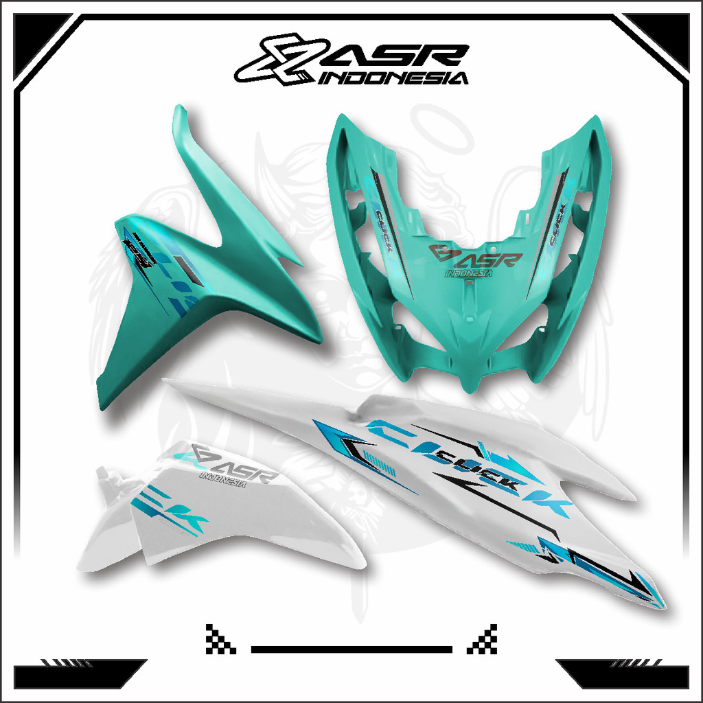 Striping Vario KZR 125 CLICK ON Transparan
