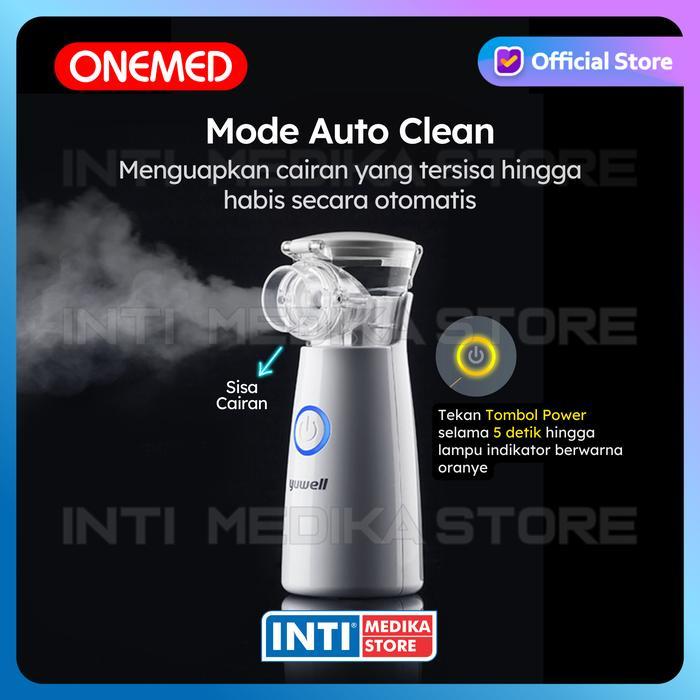Onemed - Nebulizer Portable M102 Mesh Nebulizer Alat Terapi Uap Obat