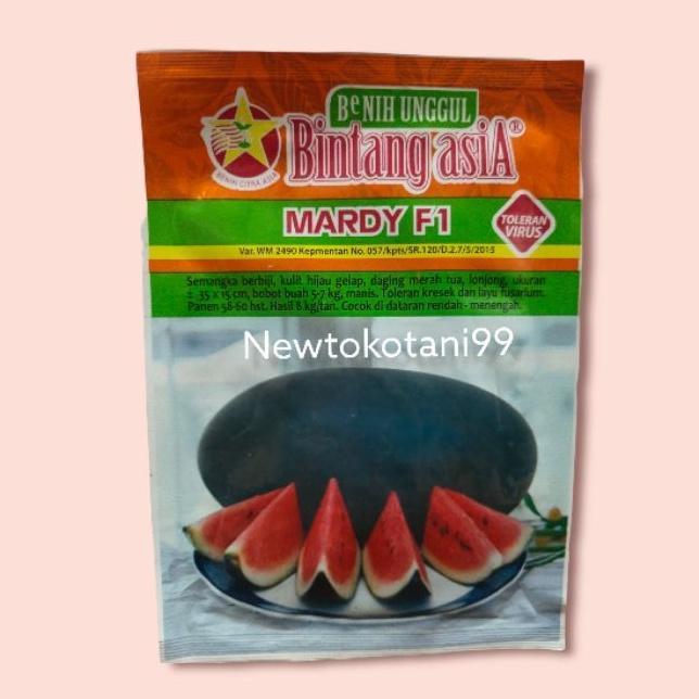 BENIH SEMANGKA MARDY 20 GRAM SEMANGKA BIJI DARI BINTANG ASIA KULIT GELAP DAGING MERAH TUA