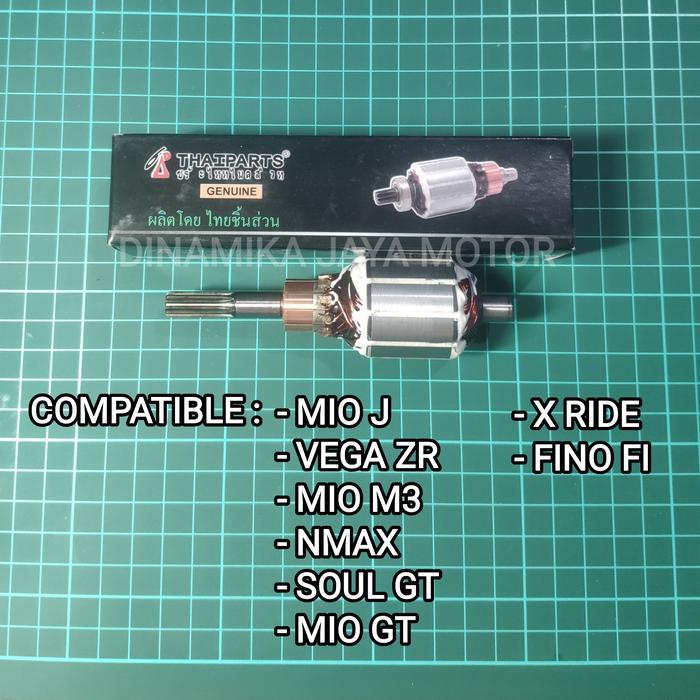 ANGKER DINAMO STATER ARMATURE MIO J VEGA ZR MIO M3 NMAX SOUL GT X RIDE