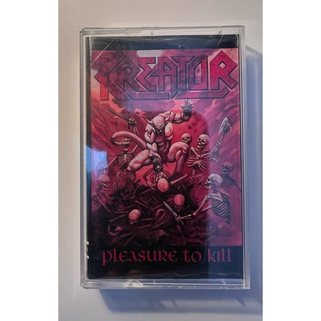 Thrash Metal Kreator Mille Petrozza Music Tape Pleasure to Kill Album Ripping Corpse Cassettes