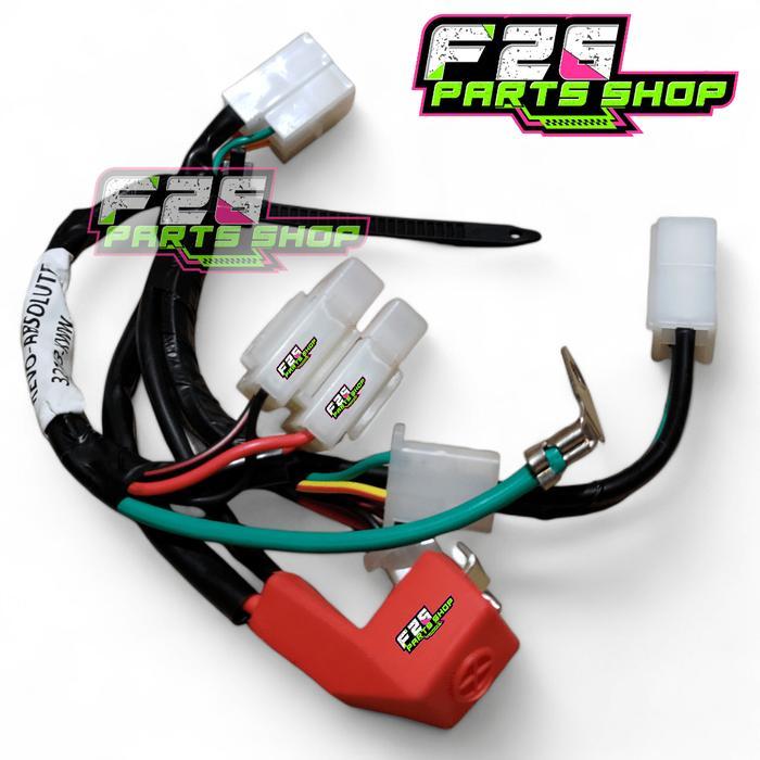 Kabel Aki Komplit Revo Abs KWW Soket Kabel Accu Honda Revo Absolute Lengkap Set Rumah Sikring Kabel