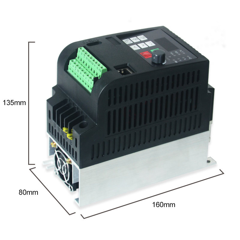 . Frequency Solar 380V Variable Frequency Drive 0.75Kw-11Kw Vfd Inverter Motor Speed Control Water -
