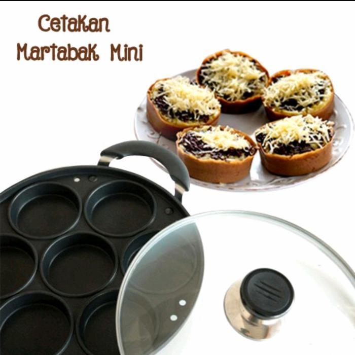 Cetakan Martabak mini Teflon 7 Lubang