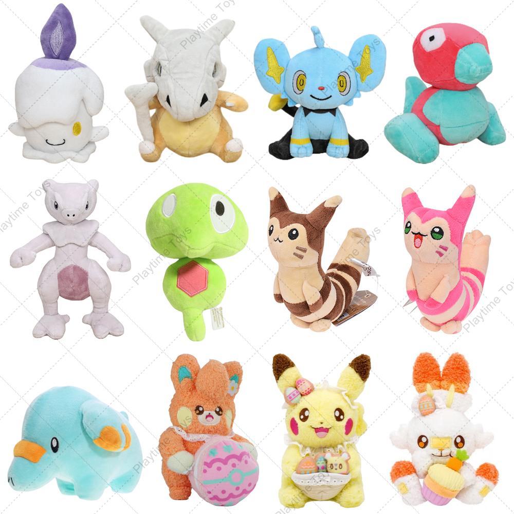 Pokemon Furret Plush Toy Scorbunny Phanpy Litwick Shinx Zygarde Core Stuffed Doll Small Size kawaii