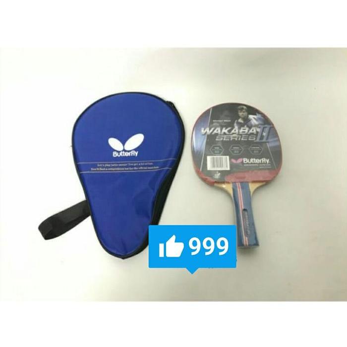 Bat / bad Pingpong Tenis Meja Butterfly Wakaba II Grade Ori Import