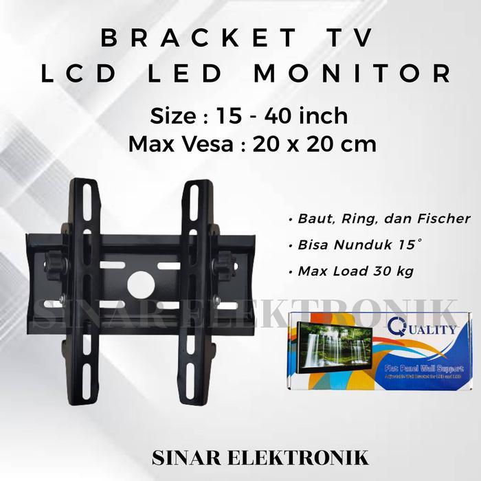 BRACKET TV LCD LED 15-40 INCH MURAH