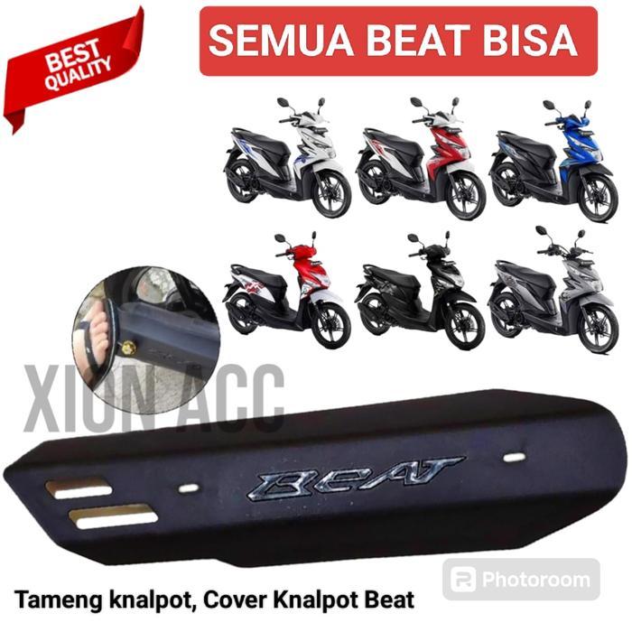 Cover Knalpot Universal All Beat 2010 2023 Aksesoris Beat Tutup Cover Kenalpot Beat Deluxe Tameng