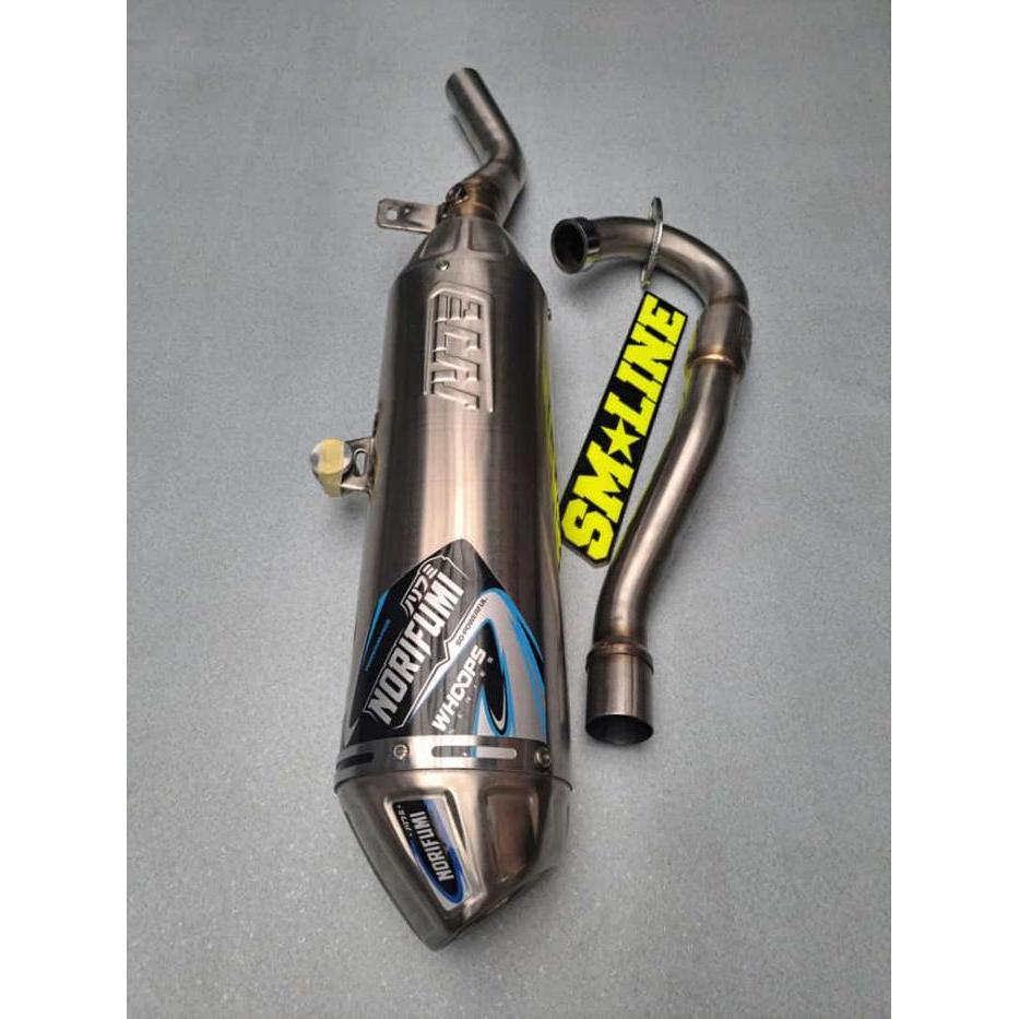 Knalpot norifumi whoops klx250 dtracker250 knalpot klx250 norifumi