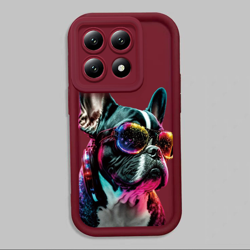 Casing Hp untuk Xiaomi 14T 5G 14T Pro 5G Case Foto French Bulldog tren mode Kasing silikon Cesing le