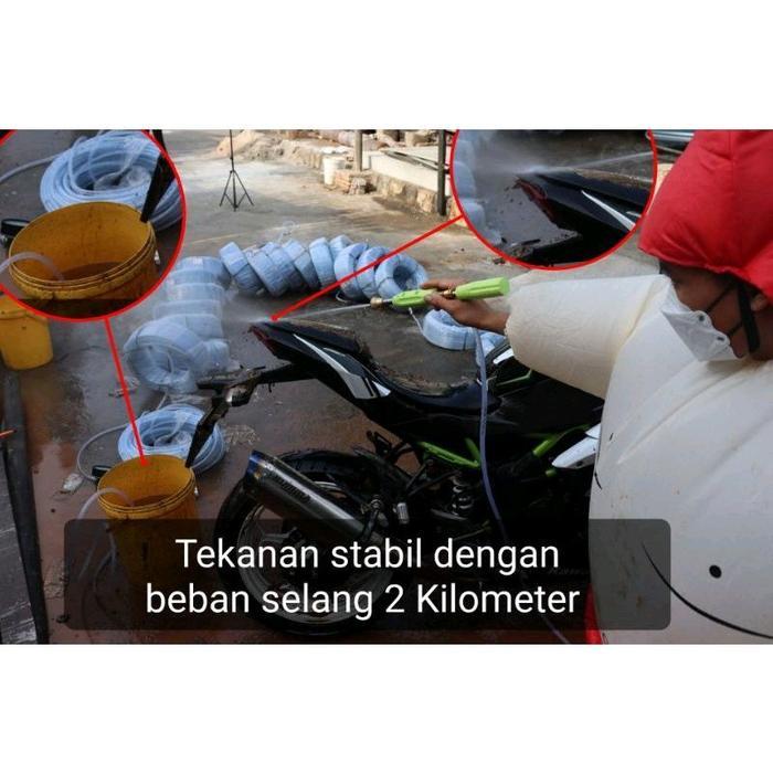 Alat Cuci Steam Sumo Japan +550Psi Steam Dc Double Pump Siap Pakai Untuk Cuci Mobil Steam Motor