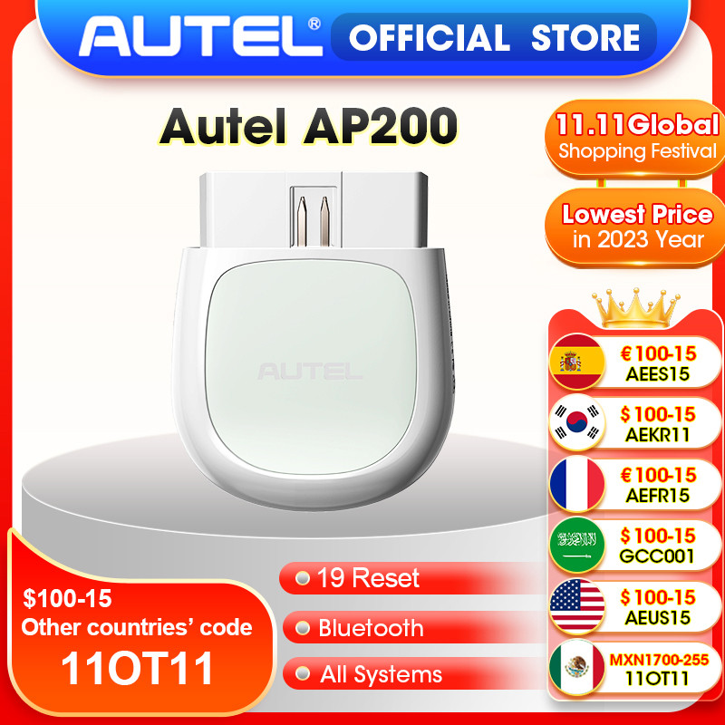 . Autel Ap200 Bluetooth Obd2 Scanner Automotivo Obd 2 Tpms Code Reader -