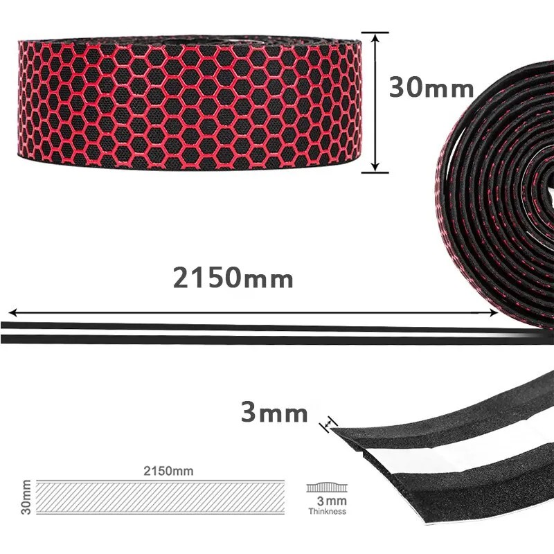 Road Bike Handlebar Tape Anti Slip Silica Gel Handlebar Tape Shock Absorption Cycling Bar Bicycle