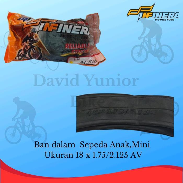 Ban Dalam Infinera Ukuran 18 X 1.75-2.125 Sepeda Anak,Mini