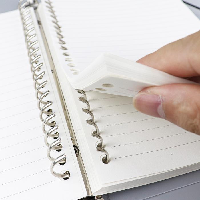 [DOTDING] A4/B5/A5 BINDER BUKU BINDER AESTHETIC TRANSPARAN HITAM PUTIH NOTEBOOK AESTHETIC KOREA