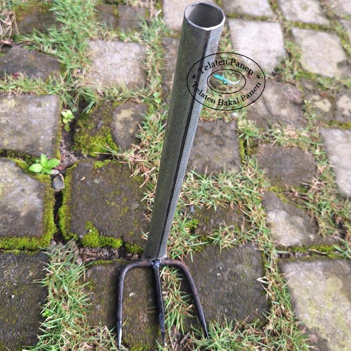 Garu Sampah Rumput Garukan full besi Cangkrang kecil mini gagang besi enak dipakai