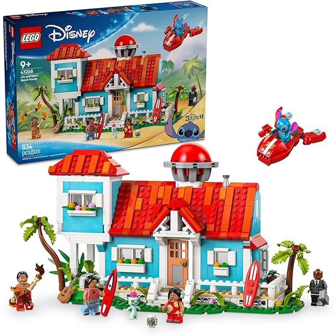 LEGO Disney Lilo and Stitch Beach House Toy