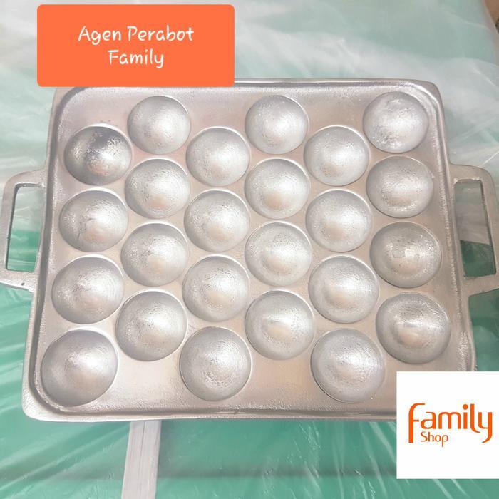 Cetakan Kue Wafle / Takoyaki / Waffle Maker / Kue Cubit Mini 24 Lubang