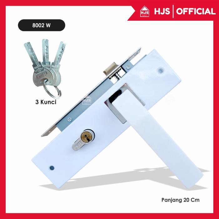 Handle set Pintu Tanggung / Medium 20cm handle pintu Kotak HSJ 8001 BN / handle pintu minimalis /