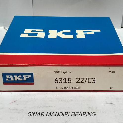 Bearing 6315 2Z C3 / Zz C3 Skf