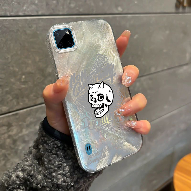 Casing Hp Untuk Realme C21Y C25Y C21 Case Casing HP Softcase ponsel silikon tahan jatuh transparan c