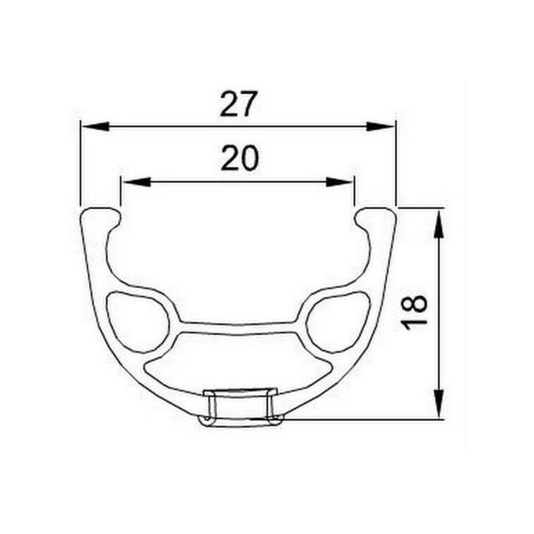 Alexrims DP20 Rims Velg 26 Disc ke 36 Hole Bicycle Empire