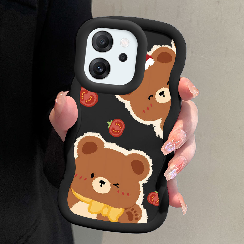 Casing Hp Untuk OPPP Reno 14F 5G Case Softcase Kesing Soft Cassing Bear 0867