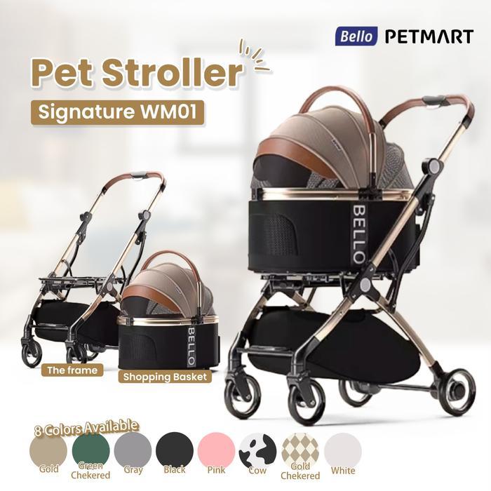 BELLO Pet Stroller Detachable Signature WM01