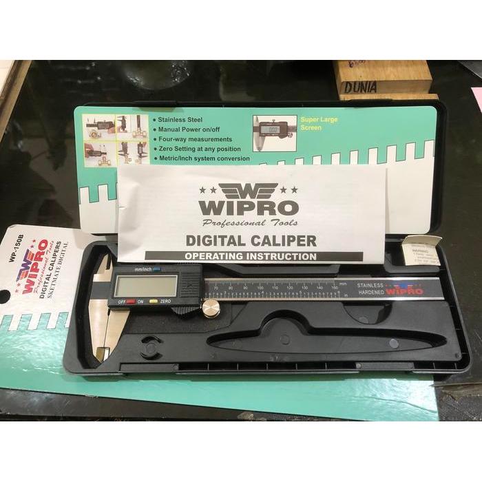 Sigmat digital 6" (150mm) WIPRO/ segmat/ jangka sorong/ digital calper