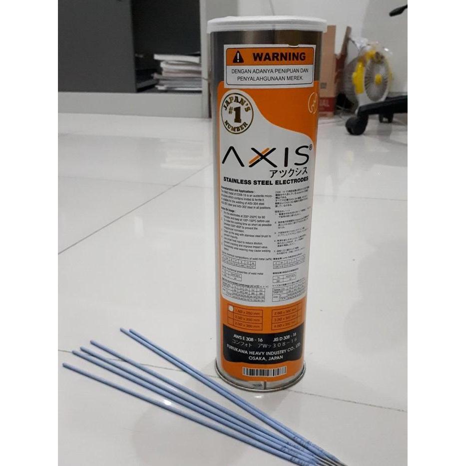Kawat Las Stainless Steel 2.6mmx300 AXIS Kawat Las Stainless Steel 2.6