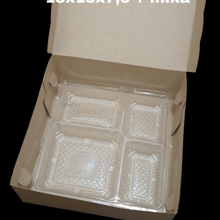 ID DUS NASI 18X18X7,5 TUTUP TERPISAH/ DUS KATERING / DUS NASI BERKAT