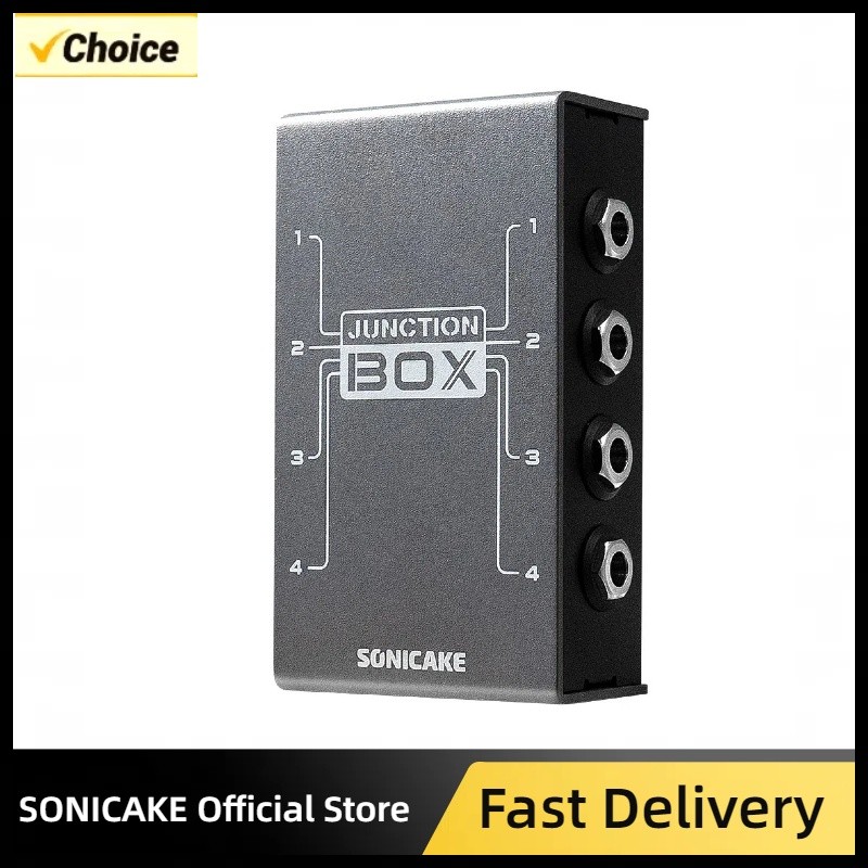 SONICAKE Junction Box TRS Stereo 4 channels Organization LINE Guitar Bass Effects Pedal Control