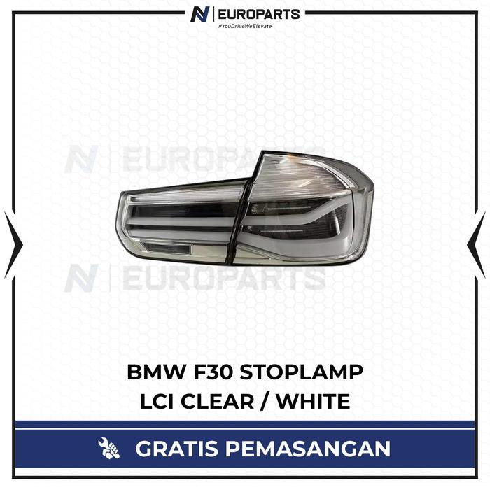 F30 STOPLAMP LCI STYLE CLEAR FULL WHITE LAMPU BELAKANG UNTUK BMW F30 MODEL LCI CLEAR