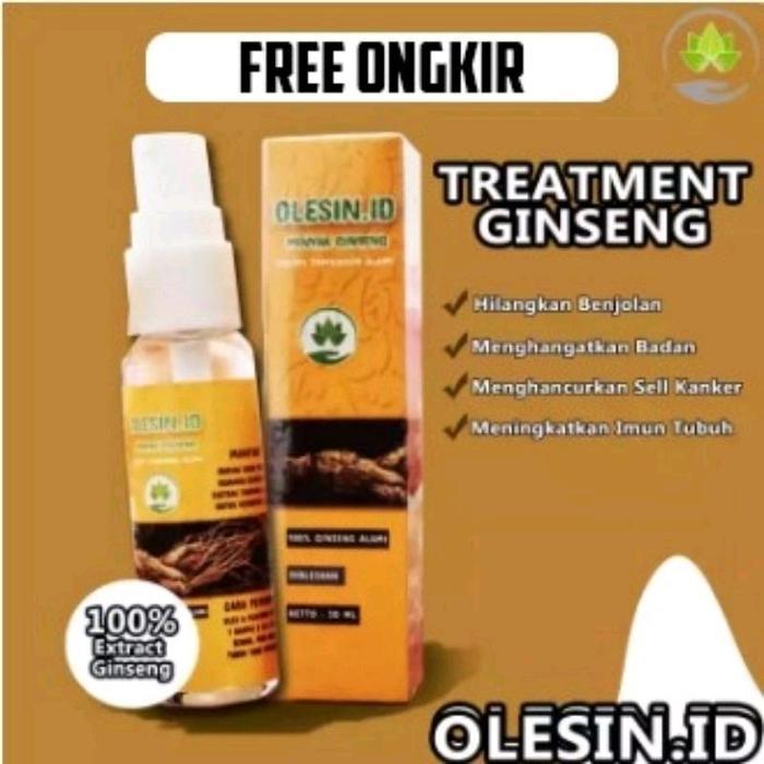 Terlaris Olesin Id Minyak Gingseng Oles Treatment Obat Herbal Benjolan - 1 Botol Olesin Id