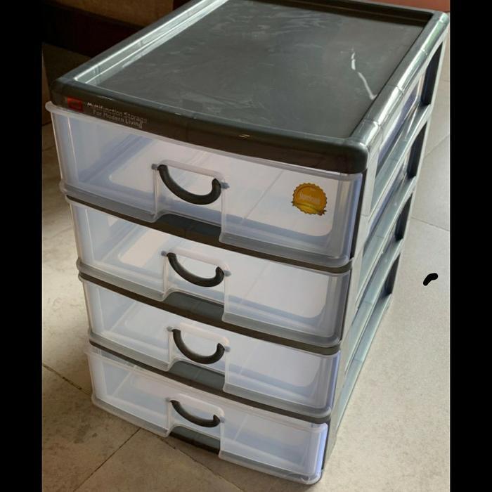Laci Container Susun 4 Shinpo 355 Kertas A4 F4 Mirip Pressa Lion star
