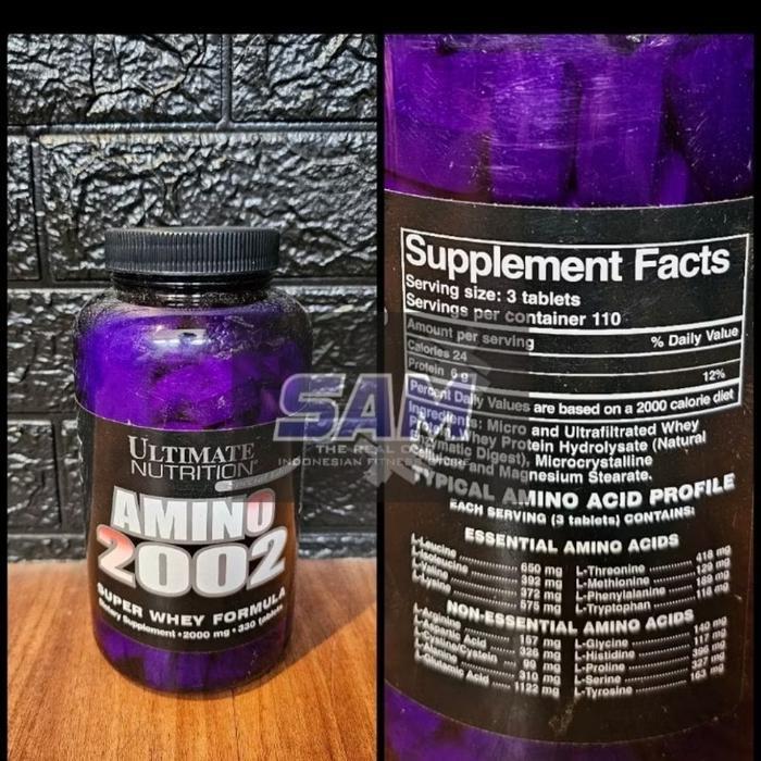 Ready Suplemen Fitness Ultimate Amino 2002 330 Tablet Malang