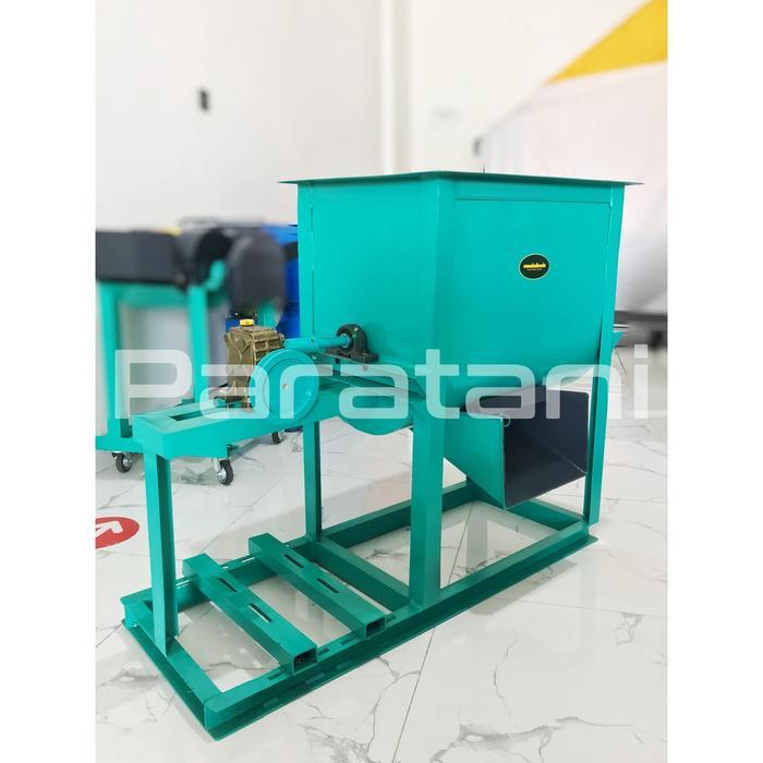 Mesin Pencampur Pakan Ternak 25kg Mixer Campur Jamur Baglog 25 Kg - 25Kg, Tanpa Penggerak
