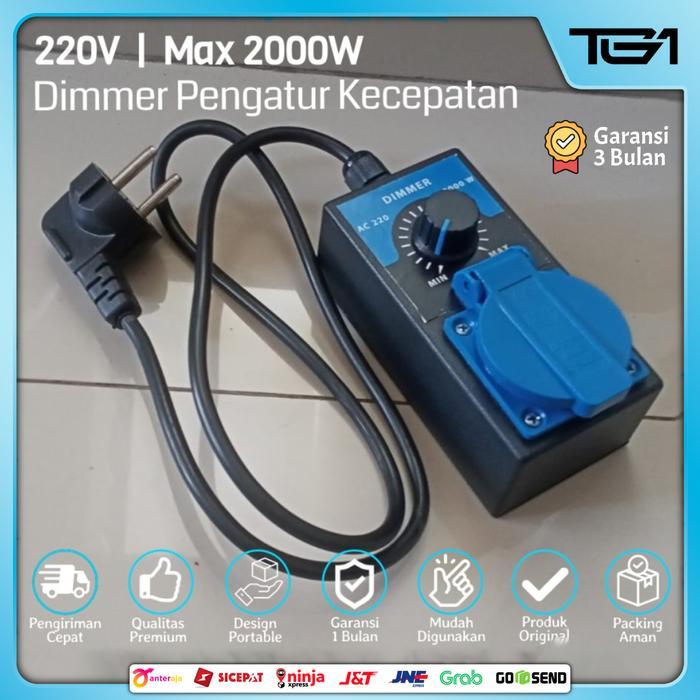 DISKON PENGATUR KECEPATAN MESIN BOR GRINDA GERINDA DINAMO BLOWER DIMMER