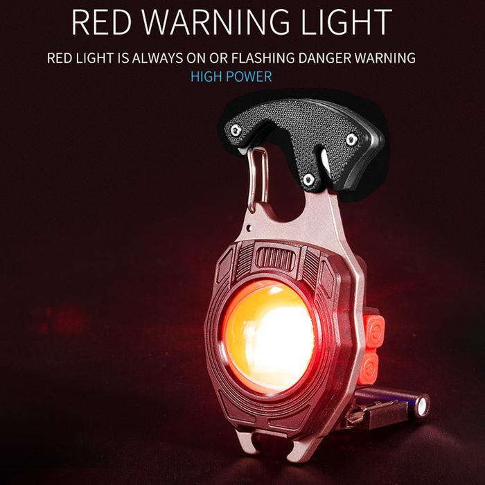 Eiger - SENTER MULTIFUNGSIH 12 IN 1 Senter LED COB Multi Fungsi Outdoor Keychain