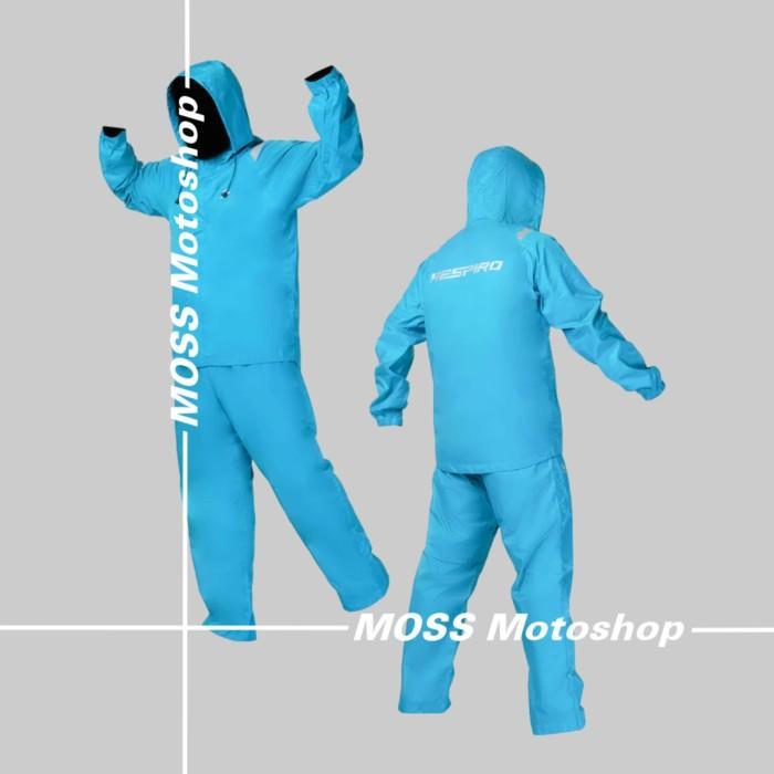 ORIGINAL Jas Hujan Rain Coat Jaket Hujan Respiro Chenger R2.0 Turquoise PRODUCT READY STOCK