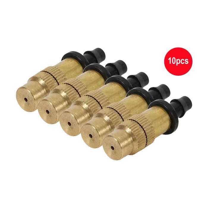 JUAL 10pcs Water Mist Sprinkler Semprotan Tanaman Kabut Embun Nozzle Selang Air