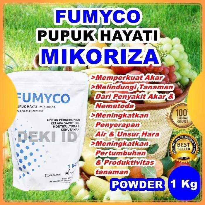 Fumyco Powder 1 Kg Pupuk Mikoriza Jamur Penguat Akar Penyubur Tanaman
