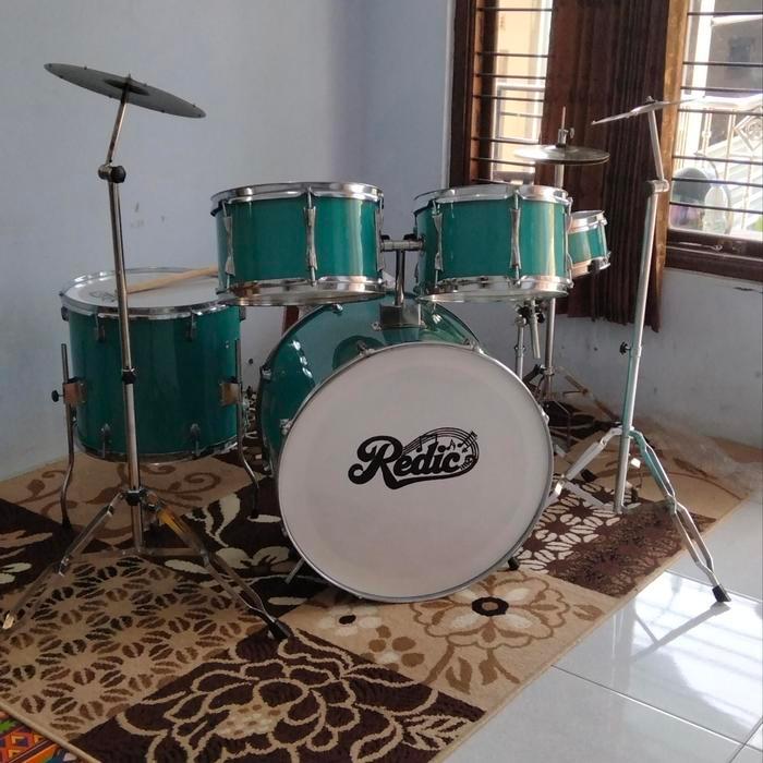 DRUM SET DEWASA UK.22",LOKAL BERKUALITAS.GRATIS PENULISAN NAMA - Putih, Drum saja