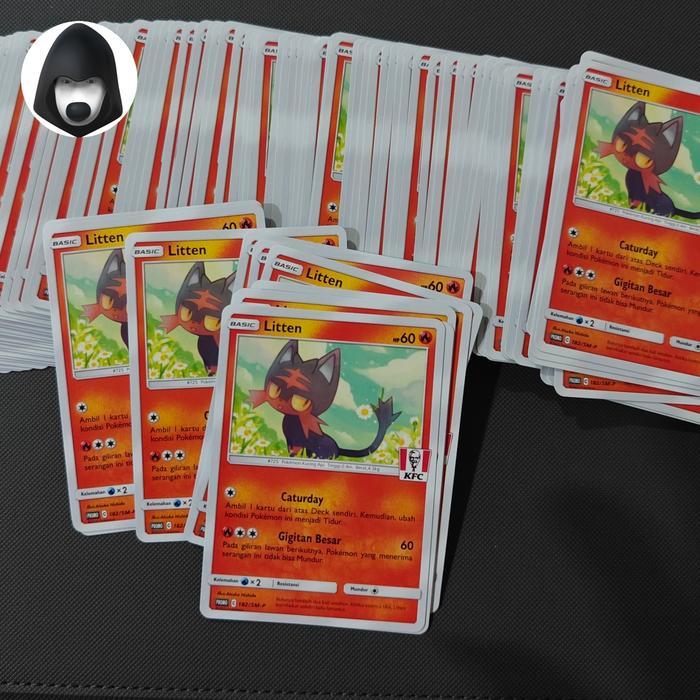pokemon tcg indonesia promo KFC litten