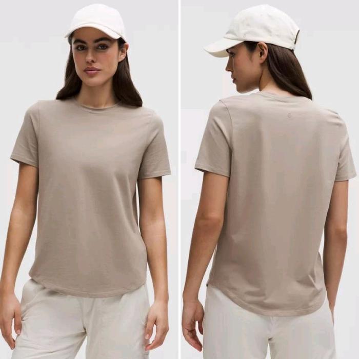 Lululemon Loce Curved-Hem Crewneck T-Shirt 100% Authentic